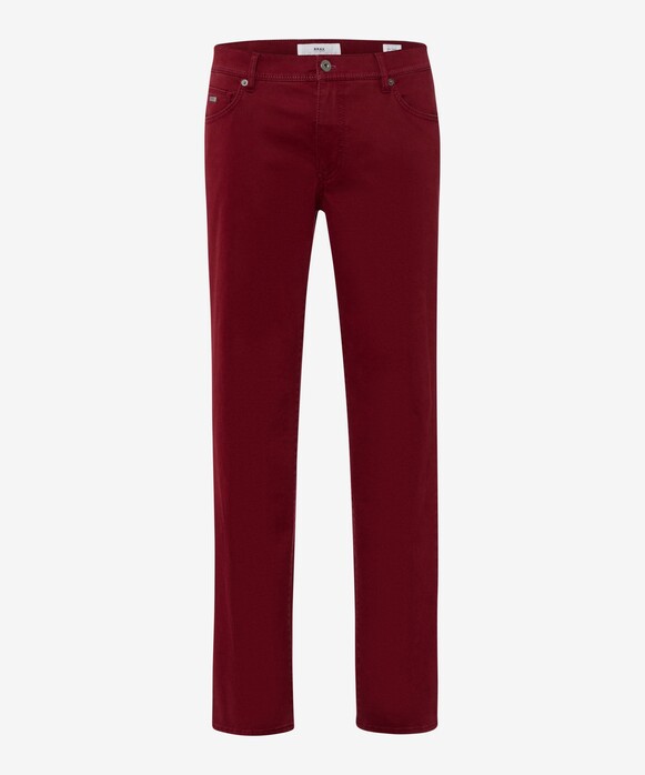 Brax Cadiz 5-Pocket Blue Planet Broek Burned Red