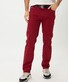 Brax Cadiz 5-Pocket Blue Planet Broek Burned Red