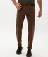 Brax Cadiz 5-Pocket Blue Planet Broek Nougat Brown