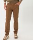 Brax Cadiz 5-Pocket Blue Planet Broek Tobacco