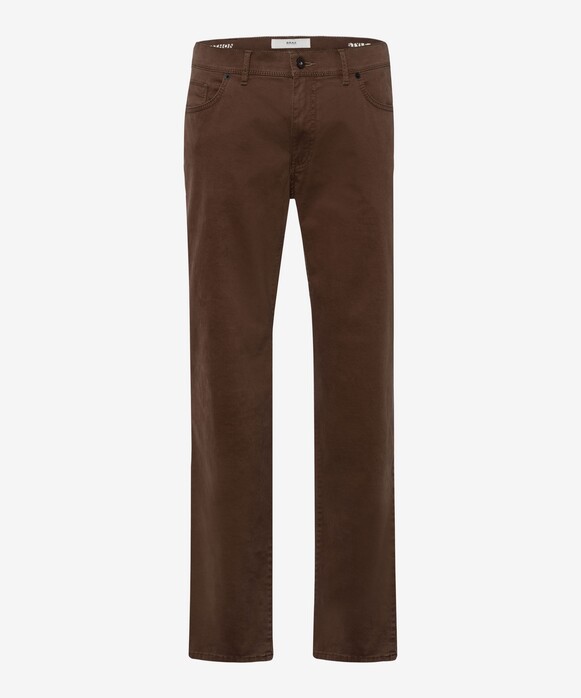 Brax Cadiz 5-Pocket Blue Planet Pants Nougat Brown