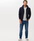 Brax Cadiz 5-Pocket Flex Denim Jeans Midden Blauw
