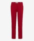 Brax Cadiz 5-Pocket Modern Soft Feel Gabardine Broek Indian Red