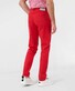 Brax Cadiz 5-Pocket Modern Soft Feel Gabardine Broek Indian Red