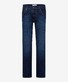 Brax Cadiz Authentic Denim 5-Pocket Blue Planet Jeans Deep Sea Used