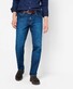 Brax Cadiz Authentic Denim 5-Pocket Blue Planet Jeans Deep Sea Used