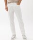 Brax Cadiz Authentic Denim Organic Cotton Blend Blue Planet Jeans White