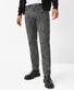 Brax Cadiz Check Wool Look Cotton Blend Broek Grafiet