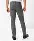 Brax Cadiz Check Wool Look Cotton Blend Broek Grafiet