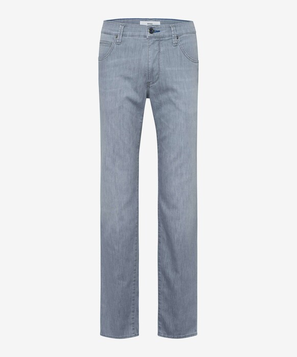 Brax Cadiz Coolmax Ultralight Denim Jeans Silver Sea Used