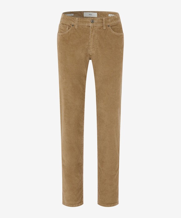 Brax Cadiz Hi-Flex 5-Pocket Corduroy Corduroy Trouser Beige