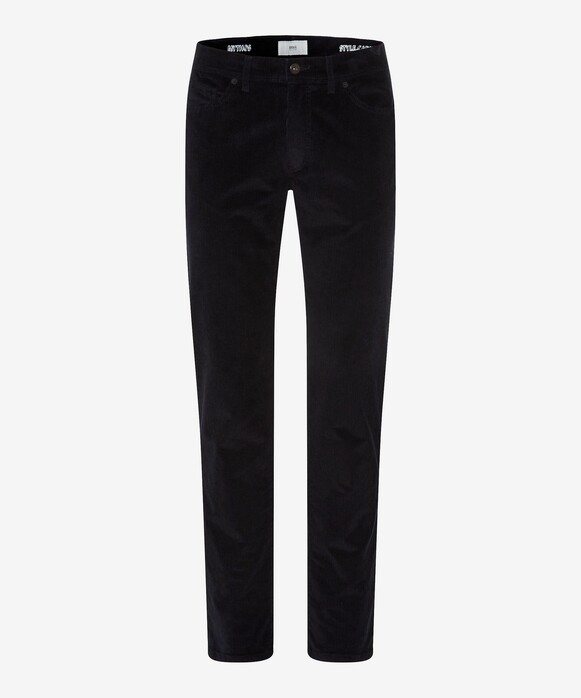 Brax Cadiz Hi-Flex 5-Pocket Corduroy Ribbroek Dark Navy