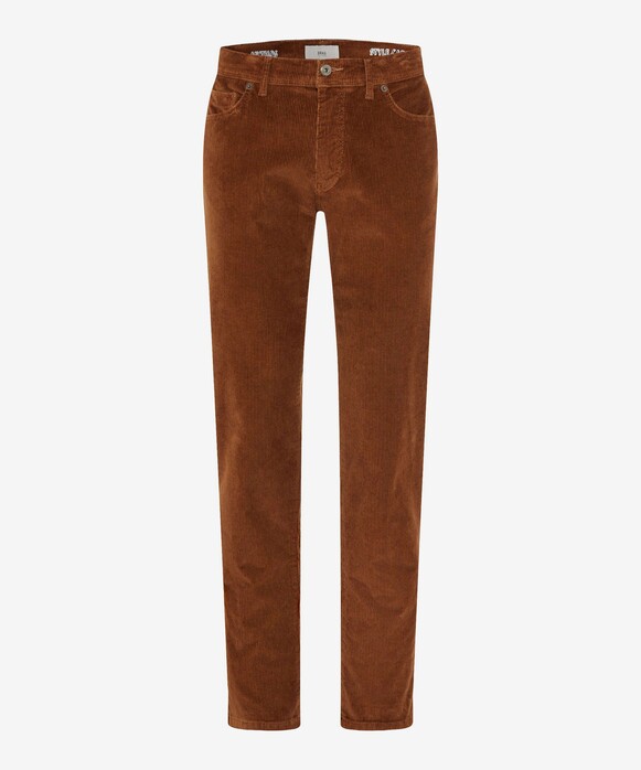 Brax Cadiz Hi-Flex 5-Pocket Corduroy Ribbroek Hazel