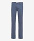 Brax Cadiz Hi-Flex Lightweight Cotton Blend Fine Texture Broek Dusty Blue