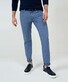 Brax Cadiz Hi-Flex Lightweight Cotton Blend Fine Texture Broek Dusty Blue