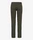 Brax Cadiz Hi-Flex Lightweight Cotton Blend Fine Texture Broek Olive