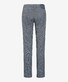 Brax Cadiz Minimal Fantasy Pattern Wool Look Cotton Blend Easy Care Broek Graphite