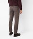 Brax Cadiz Minimal Fantasy Pattern Wool Look Cotton Blend Easy Care Broek Nougat Brown