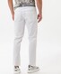 Brax Cadiz Ultralight 5-Pocket Blue Planet Broek Wit