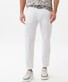 Brax Cadiz Ultralight 5-Pocket Blue Planet Pants White