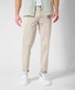 Brax Cadiz Ultralight Satin Cotton Subtle Stretch Broek Beige