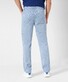 Brax Cadiz Ultralight Satin Cotton Subtle Stretch Broek Dusty Blue