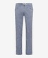 Brax Cadiz Ultralight Satin Cotton Subtle Stretch Broek Dusty Blue