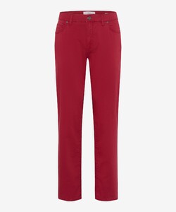 Brax Cadiz Uni 5-Pocket Blue Planet Broek Rood