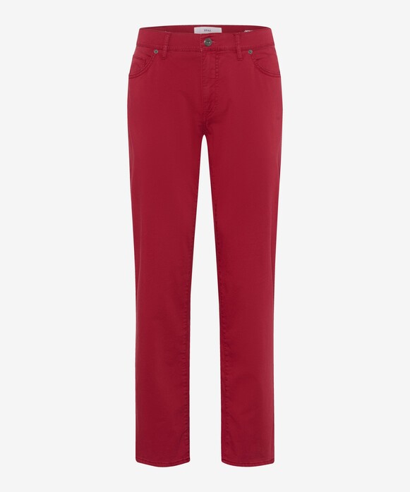 Brax Cadiz Uni 5-Pocket Blue Planet Broek Rood