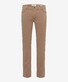 Brax Cadiz Uni Color Thermo Flex 5-Pocket Broek Cappuccino