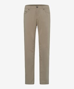 Brax Carlos 5-Pocket Cotton Subtle Stretch Soft Feel Easy Care Broek Beige
