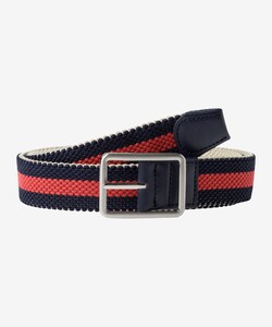 Brax Center Stripe Belt Navy