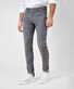 Brax Chuck Hi-Flex Ultra Fine Faux Uni 5-Pocket Broek Grafiet