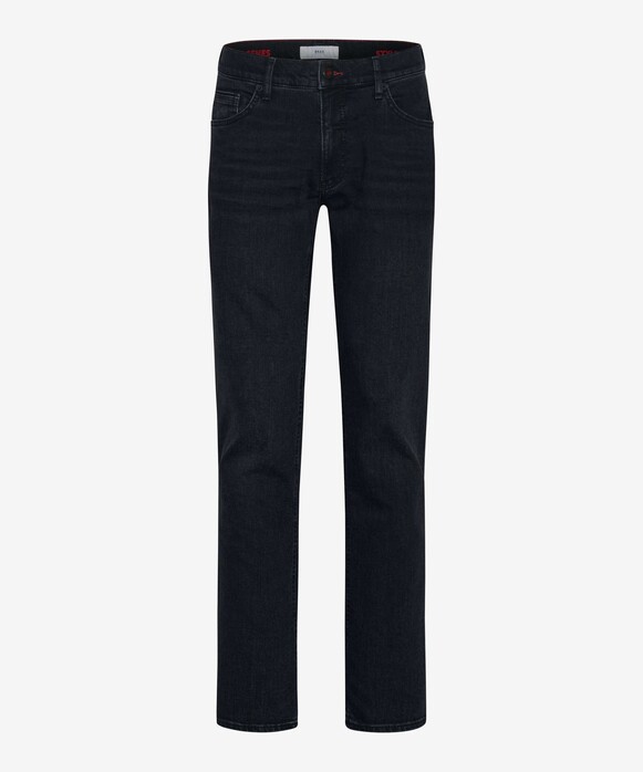 Brax Chuck Modern 5-Pocket Denim Jeans Black Melange Dark