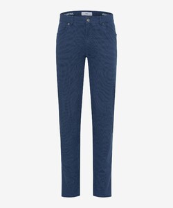 Brax Chuck Summerlight Flex Minimal Pattern Broek Navy