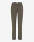 Brax Chuck Summerlight Flex Minimal Pattern Broek Olijf Groen