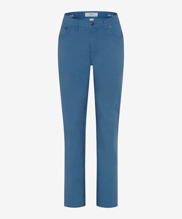 Brax Chuck Summerlight Flex Minimal Pattern Pants Dusty Blue