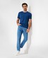 Brax Chuck Summerlight Flex Minimal Pattern Pants Dusty Blue