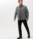 Brax Clint Zero-Down Quilted Overshirt Jack Silver Bright