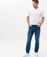 Brax Cooper Authentic Cooltech Denim Blue Planet Jeans Mid Blue