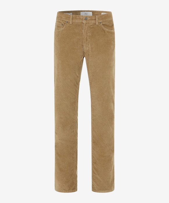 Brax Cooper Corduroy Hi-Flex Corduroy Trouser Beige