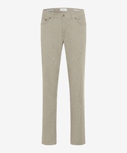 Brax Cooper Fusion Flex 5-Pocket Fine Texture Pattern Broek Beige