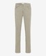 Brax Cooper Fusion Flex 5-Pocket Fine Texture Pattern Broek Beige