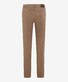 Brax Cooper Fusion Flex 5-Pocket Fine Texture Pattern Broek Camel