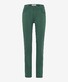 Brax Cooper Soft Fine-Yarned Cotton Satin Lightweight Quality Pants Agave