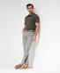 Brax Cooper Ultralight Flex 5-Pocket Fine Pattern Broek Avocado