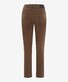 Brax Cooper Uni Color Warm Thermo Fine Gabardine Broek Nougat Brown