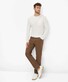 Brax Cooper Uni Soft 5-Pocket Cotton Subtle Stretch Broek Nougat Brown