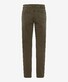 Brax Cooper Uni Soft 5-Pocket Cotton Subtle Stretch Broek Olive