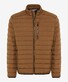 Brax Craig Padded Jacket Zip Collar Camel